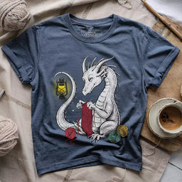 dragwool t shirt heather navy