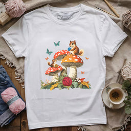 enchanted yarn forest t shirt white