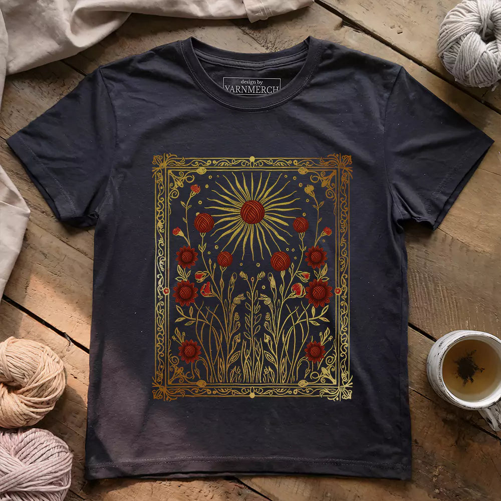energy of yarn t shirt dark grey heather