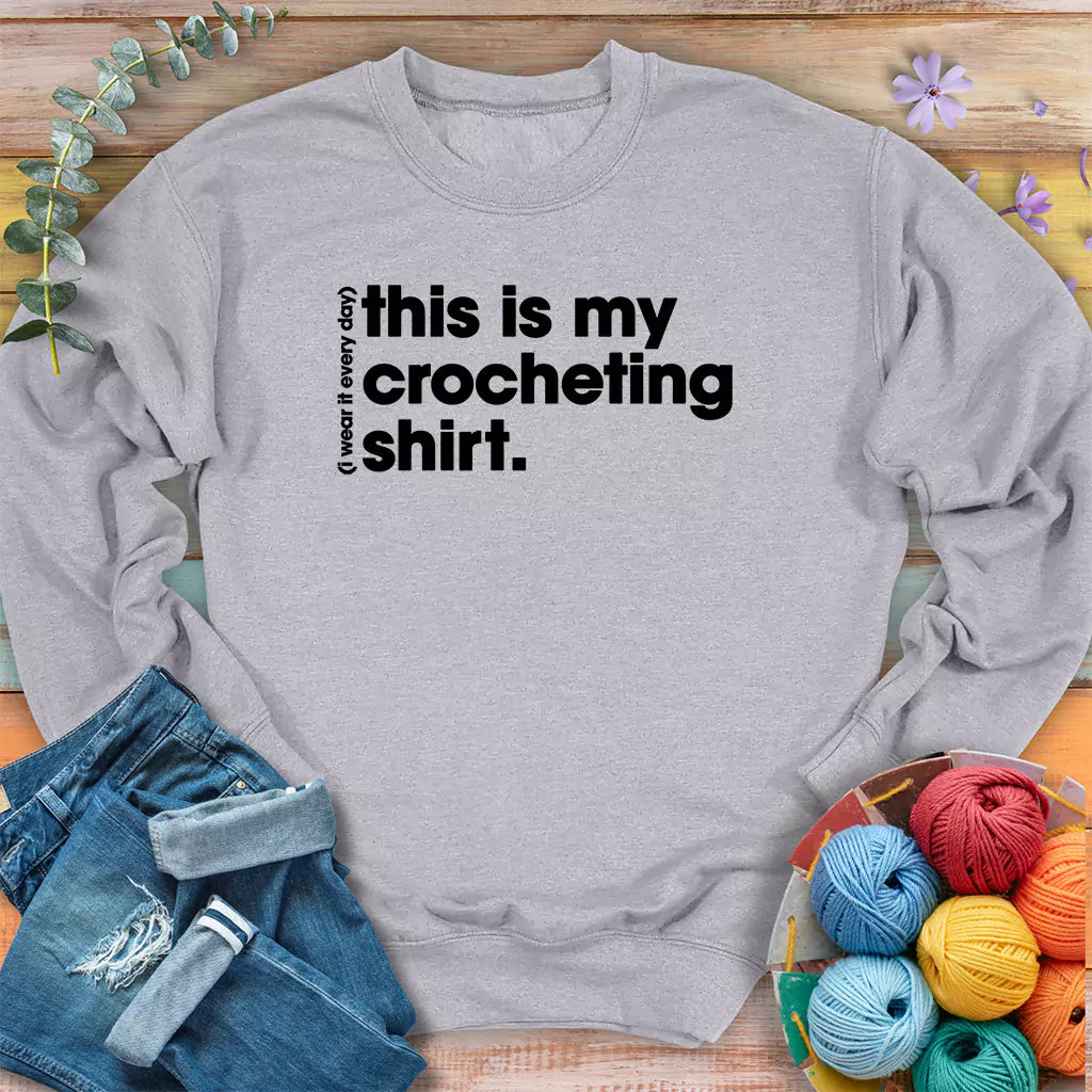 everyday crocheting sport grey