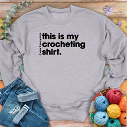 everyday crocheting sport grey