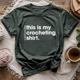 everyday crocheting t shirt forest