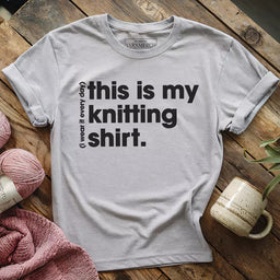 everyday knitting t shirt athletic heather