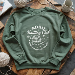 forest ADHDKnittingClubSweatshirt