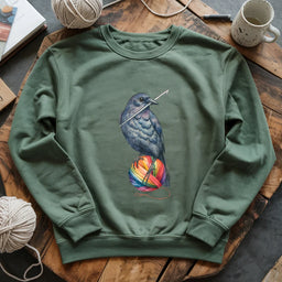 forest CrochetCrowSweatshirt