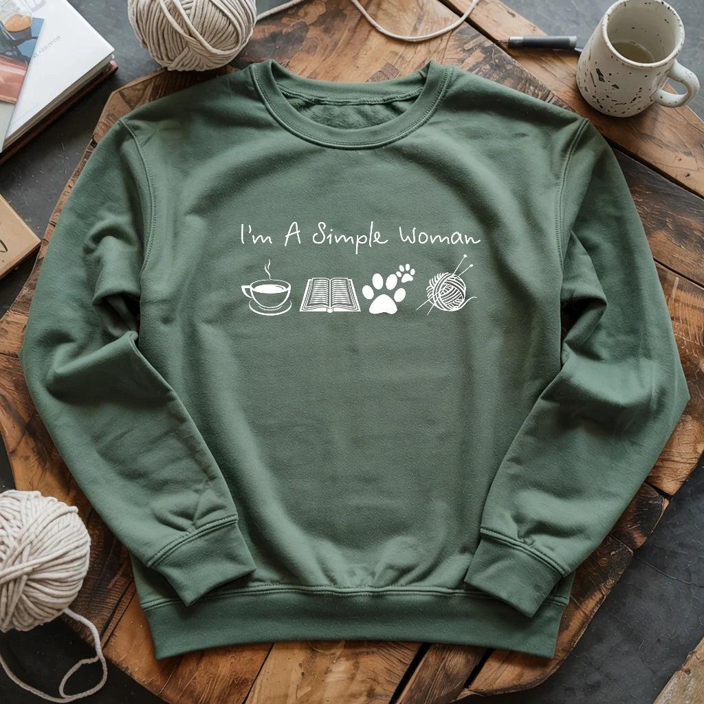 forest SimpleWomanSweatshirt