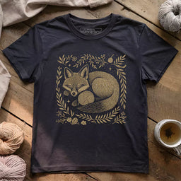 fox yarn t shirt dark grey heather