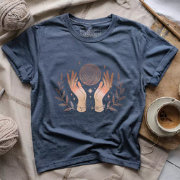 glowstitch t shirt heather navy