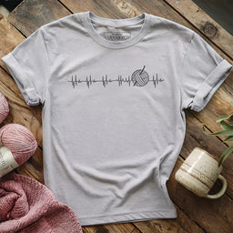 heartbeat t shirt athletic heather