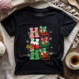 ho ho ho t shirt black