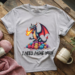 i need more yarn t shirt athletic heather