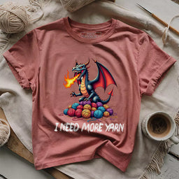 i need more yarn t shirt heather mauve