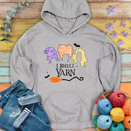 i smell yarn hoodie sport grey