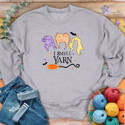 i smell yarn sweatshirt sport grey