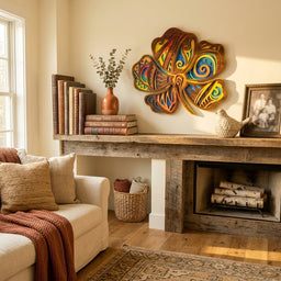 irish shamrock wall decor living room