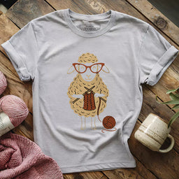 knit happens t shirt athletic heather