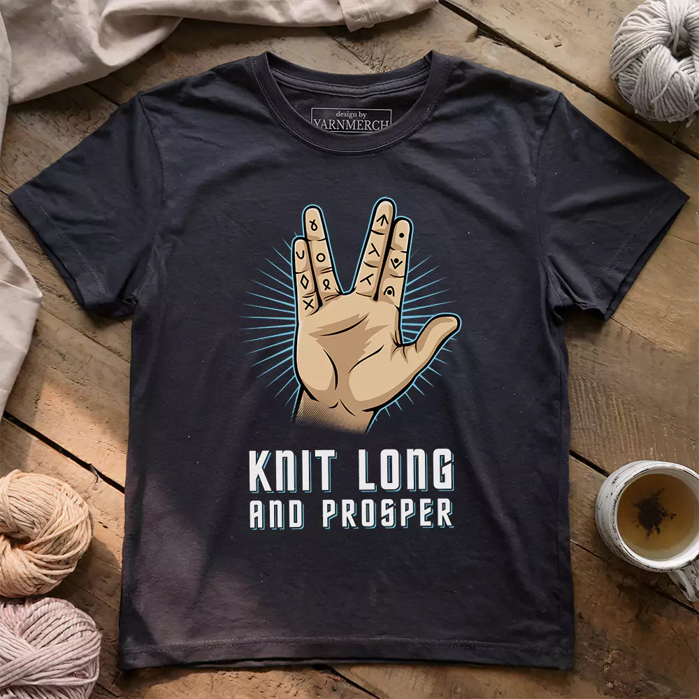knit long prosper t shirt dark grey heather
