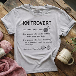 knitrovert t shirt athletic heather
