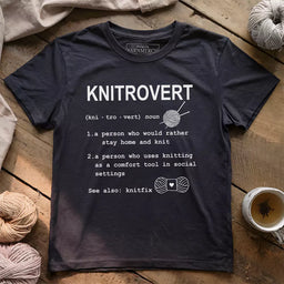 knitrovert t shirt dark grey heather