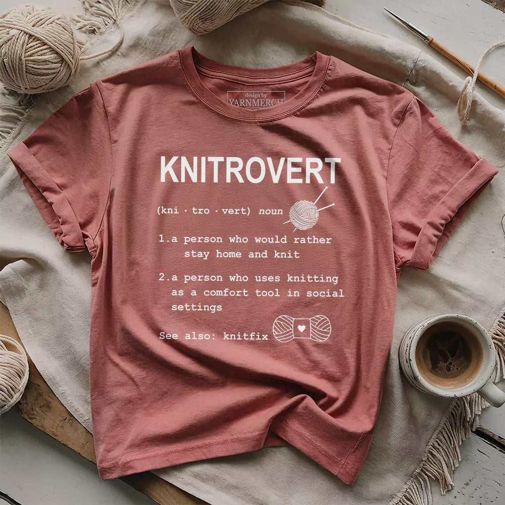knitrovert t shirt heather mauve