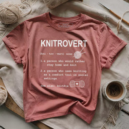 knitrovert t shirt heather mauve