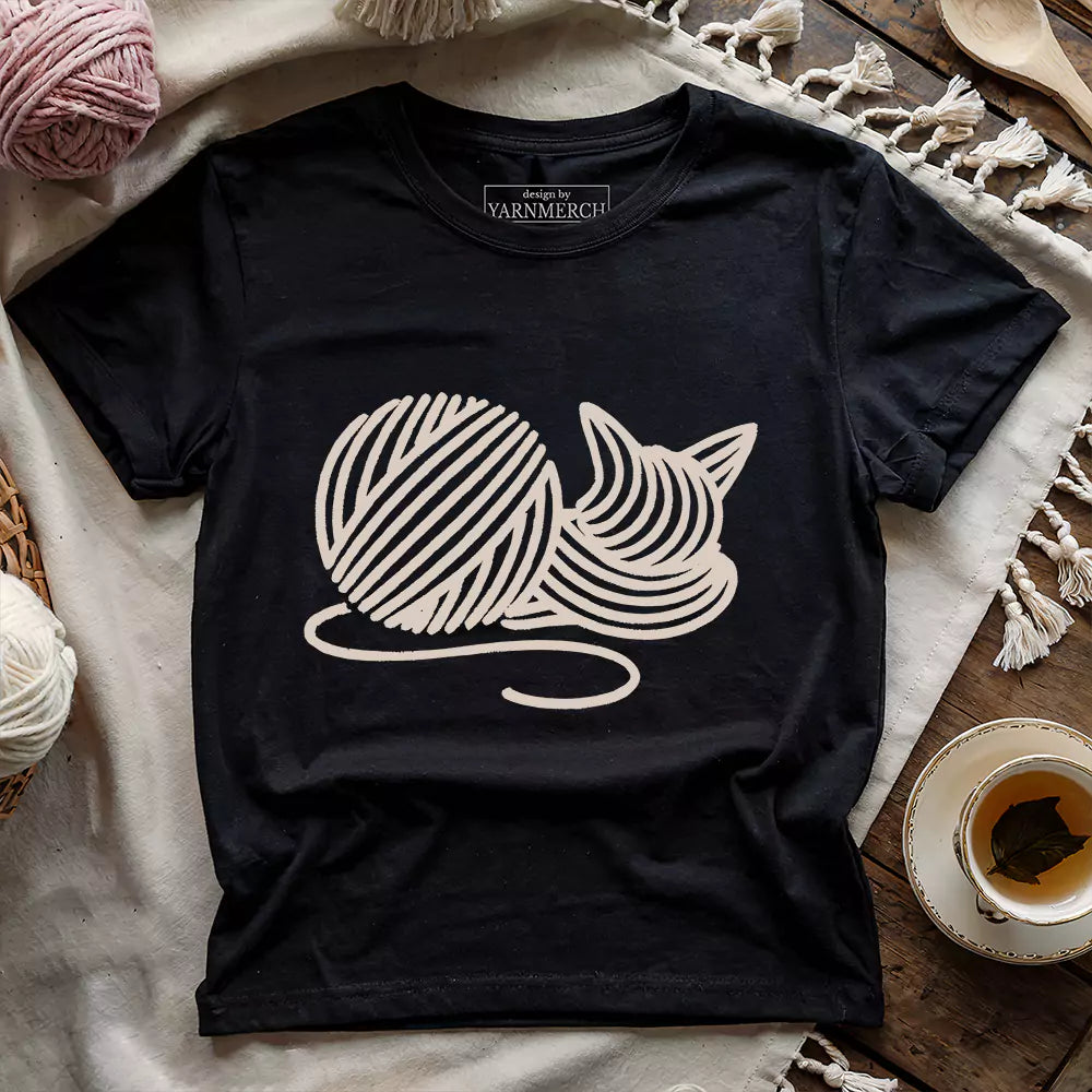 knitten t shirt black