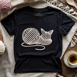 knitten t shirt black