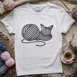 knitten t shirt white