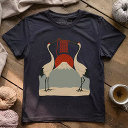 knitting sun t shirt dark grey heather