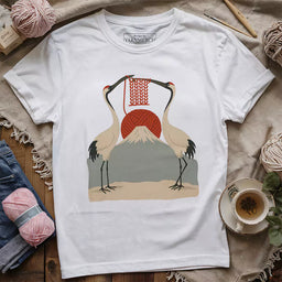 knitting sun t shirt white