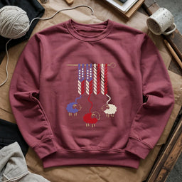 maroon AmericaWoolSweatshirt