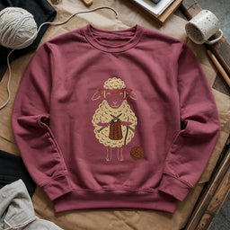 maroon KnitHappensSweatshirt