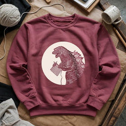 maroon KnitzillaSweatshirt