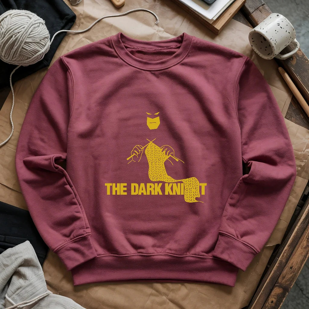 maroon TheDarkKnitSeatshirt