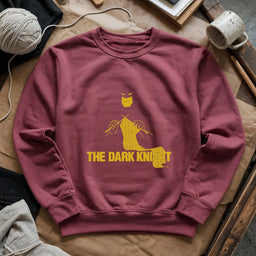maroon TheDarkKnitSeatshirt