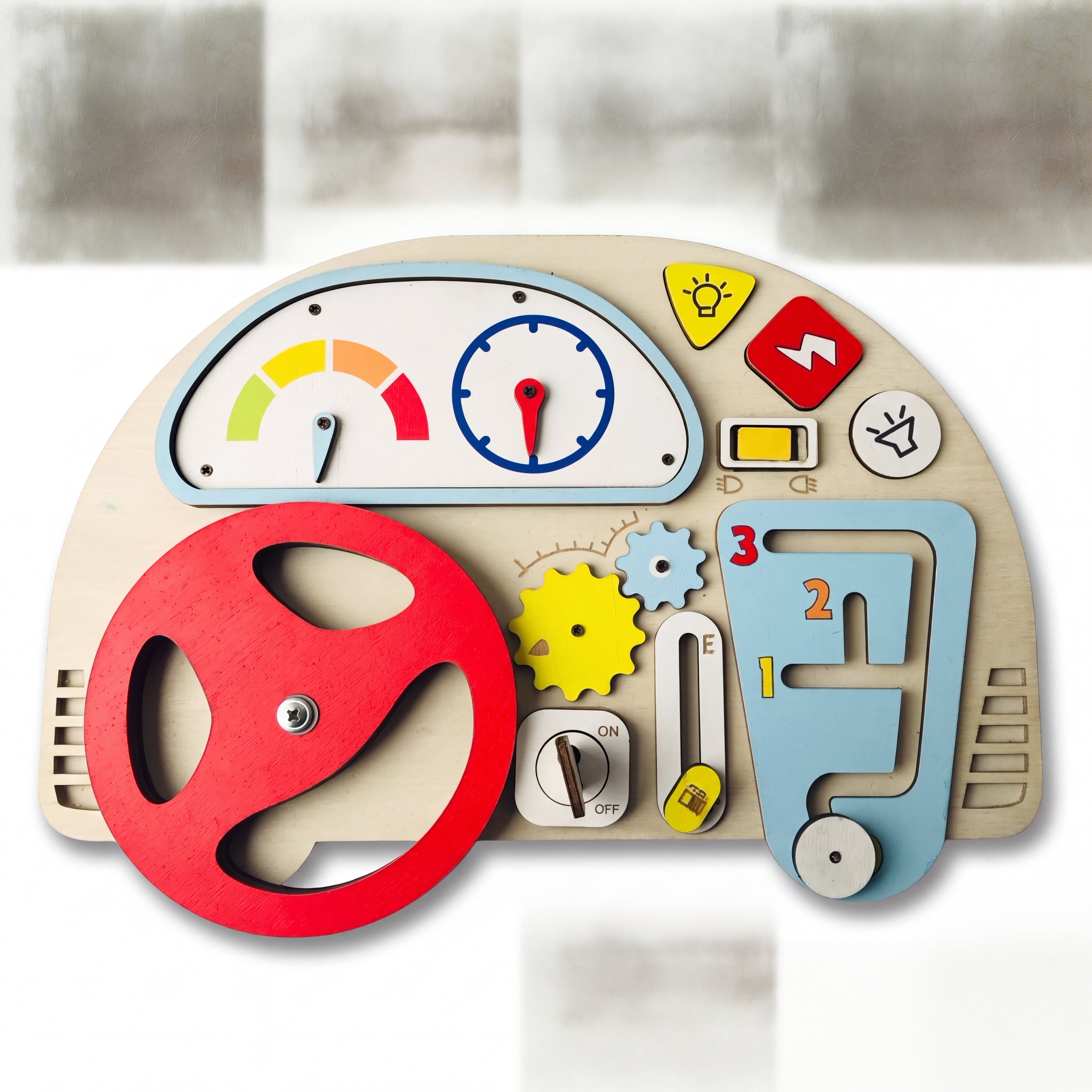 montessori car busy board lifestyle