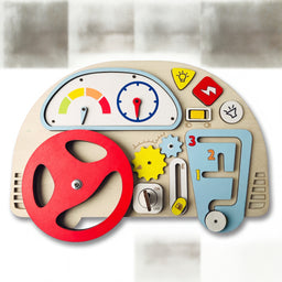 montessori car busy board lifestyle