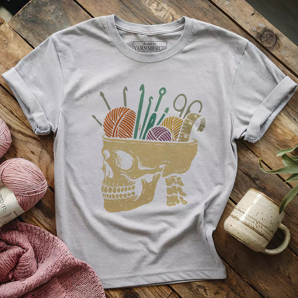 murder yarn t shirt athletic heather
