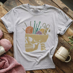murder yarn t shirt athletic heather