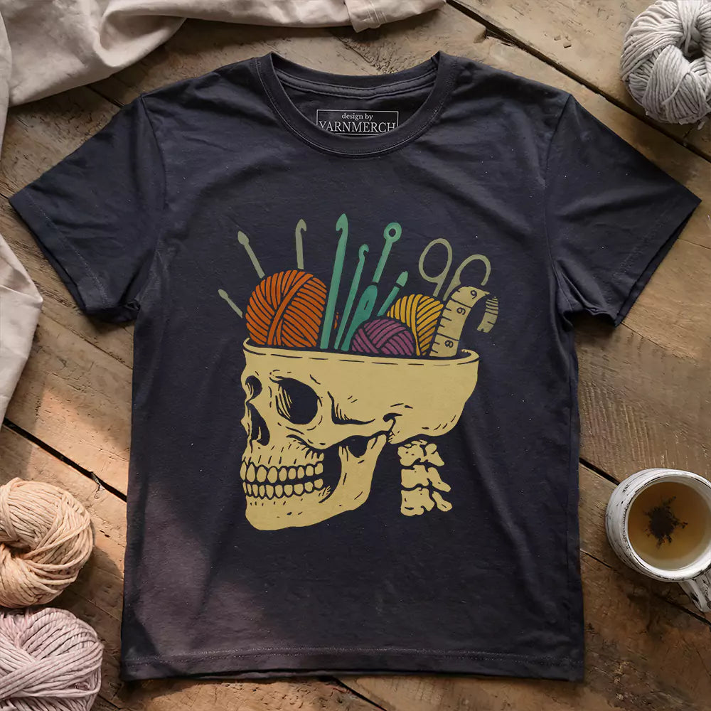 murder yarn t shirt dark grey heather