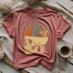 murder yarn t shirt heather mauve