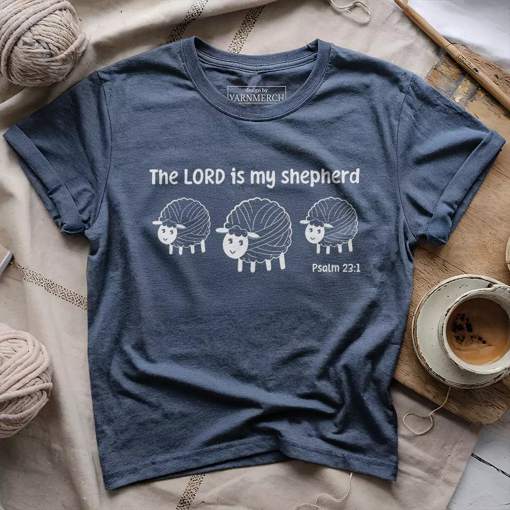 my shepherd t shirt heather navy