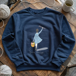 navy GoneKnittingSweatshirt