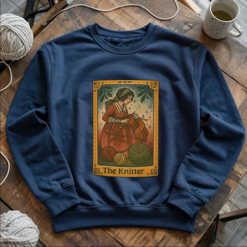 navy KnitWitchSweatshirt