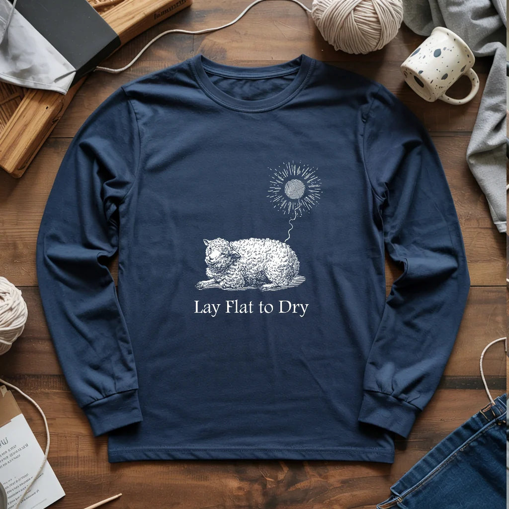 navy LayFlatLongSleeveT shirt