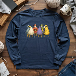 navy TheYarnCircleLongSleeveT shirt