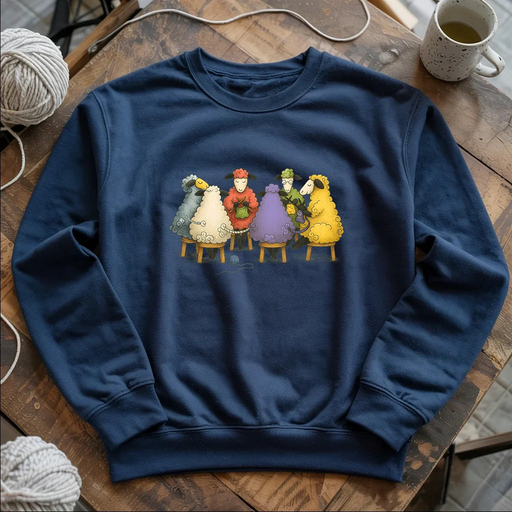 navy TheYarnCircleSweatshirt