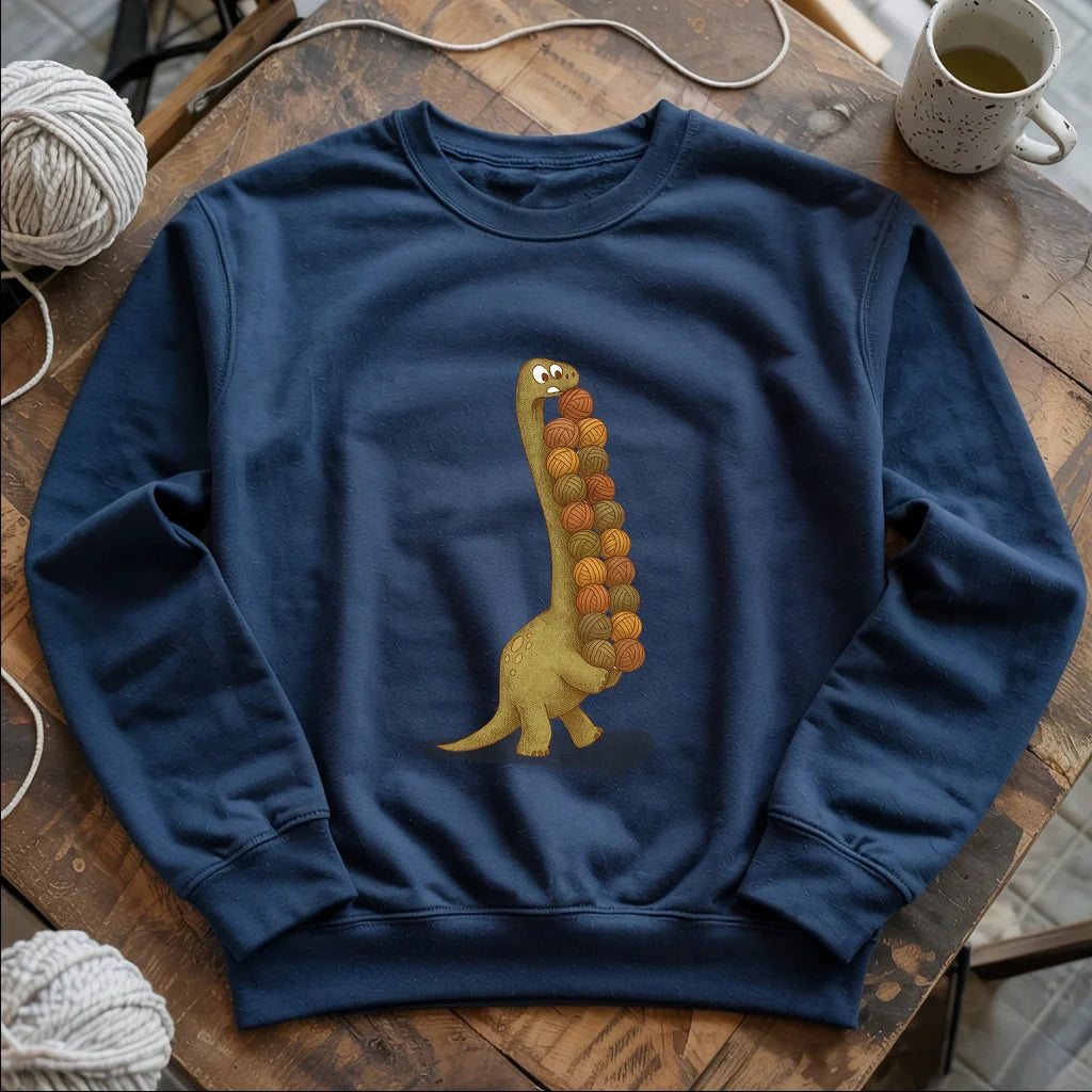 navy YarnosaurusRexSweatshirt