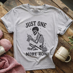 one more row skeleton t shirt atheltic heather