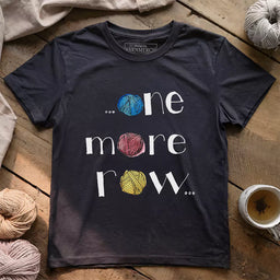 one more row t shirt dark grey heather